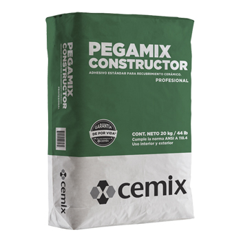 SACO PEGA PISO PEGAMIX CONSTRUCTOR GRIS